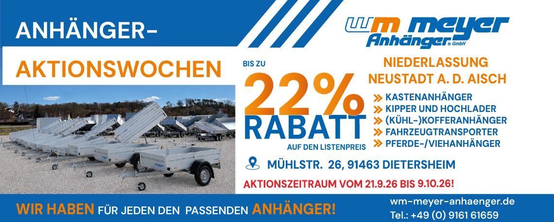 wm meyer Neustadt a. d. Aisch Anh&auml;nger kaufen